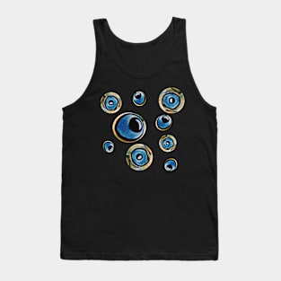 Blue and yellow spheres Tank Top